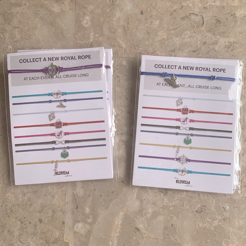 EFFY royal rope bracelet - boat ship and captains wheel - multiples available